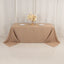 Premium Polyester 90"x132" Rectangle Tablecloth Nude - Seamless 220GSM Stain-Resistant Table Cover