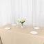 Polyester 90"x156" Rectangle Tablecloth Nude - Seamless Wrinkle-Resistant Table Cover