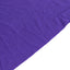Spandex Chair Cover with Ruffle Pleated Skirt for Banquet Chairs Purple - 1-Piece Stretch Fitted Slipcover