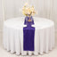 Scuba Polyester 12"x108" Table Runner Purple - Wrinkle-Free Table Linen