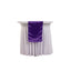 Lamour Satin 12"x108" Table Runner Purple - Smooth & Lustrous Finish