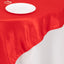 Lamour Satin 72"x72" Table Overlay Square Tablecloth Red - Smooth Finish Table Topper