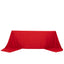 Scuba Rectangular 90"x156" Tablecloth Red - Wrinkle Free, Stain Resistant & Seamless Table Cover