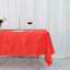 Polyester 54"x96" Rectangle Tablecloth Red - Wrinkle-Resistant & Easy-to-Care Table Cover