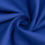 Cotton Blend 108" Round Tablecloth Royal Blue - Wrinkle-Resistant Design