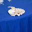 Premium Polyester 120" Round Tablecloth Royal Blue - Seamless 220GSM Wrinkle-Resistant Table Cover