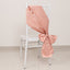 5 Pack Lamour Satin 6"x106" Chair Sashes Dusty Rose - Stylish Reusable Decorative Bows
