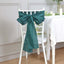 5 Pack Polyester Chair Sashes Peacock Teal 6"x108"