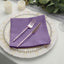 5 Pack Polyester 17"x17" Napkins Violet Amethyst - Durable & Wrinkle Resistant Dinner Napkins
