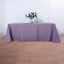 Polyester 90"x132" Rectangle Tablecloth Violet Amethyst - Seamless Wrinkle-Resistant Table Cover