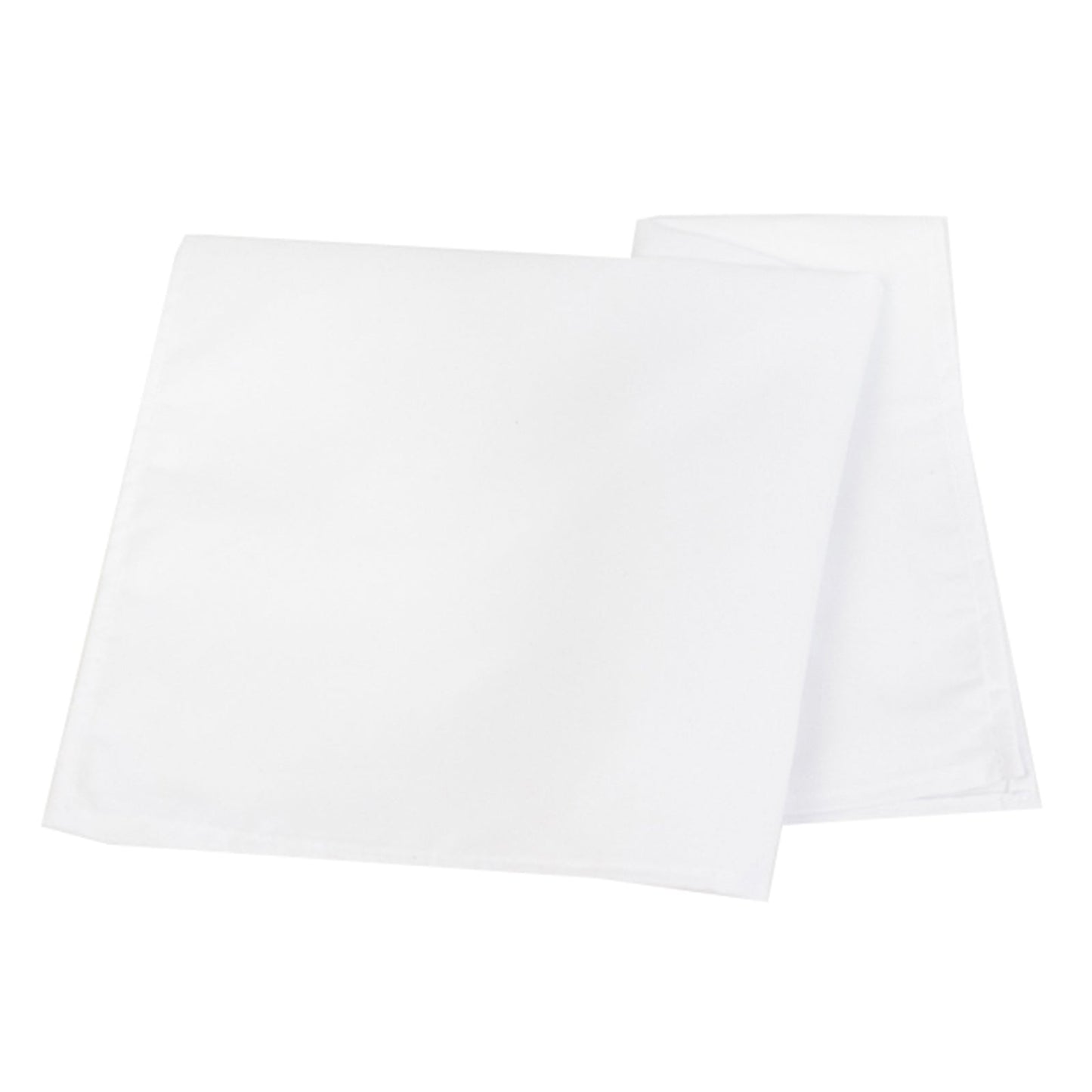 5 Pack Cotton Blend 20"x20" Napkins White - Wrinkle-Resistant & Washable Dinner Napkins for Everyday Use