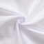 2 Pack White Polyester Event Curtain Drapes, 10ftx8ft Backdrop Event Panels With Rod Pockets 130 GSM