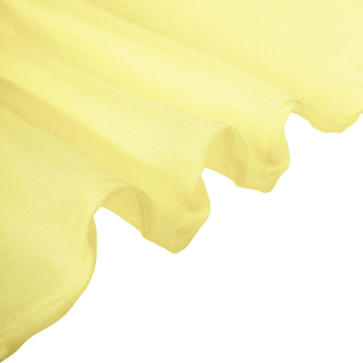 Polyester 90"x156" Rectangle Tablecloth Yellow - Seamless Wrinkle-Resistant Table Cover