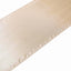 5 Pack Satin Chair Sashes Beige - Durable Chair Bows with Shiny Finish 6"x106"
