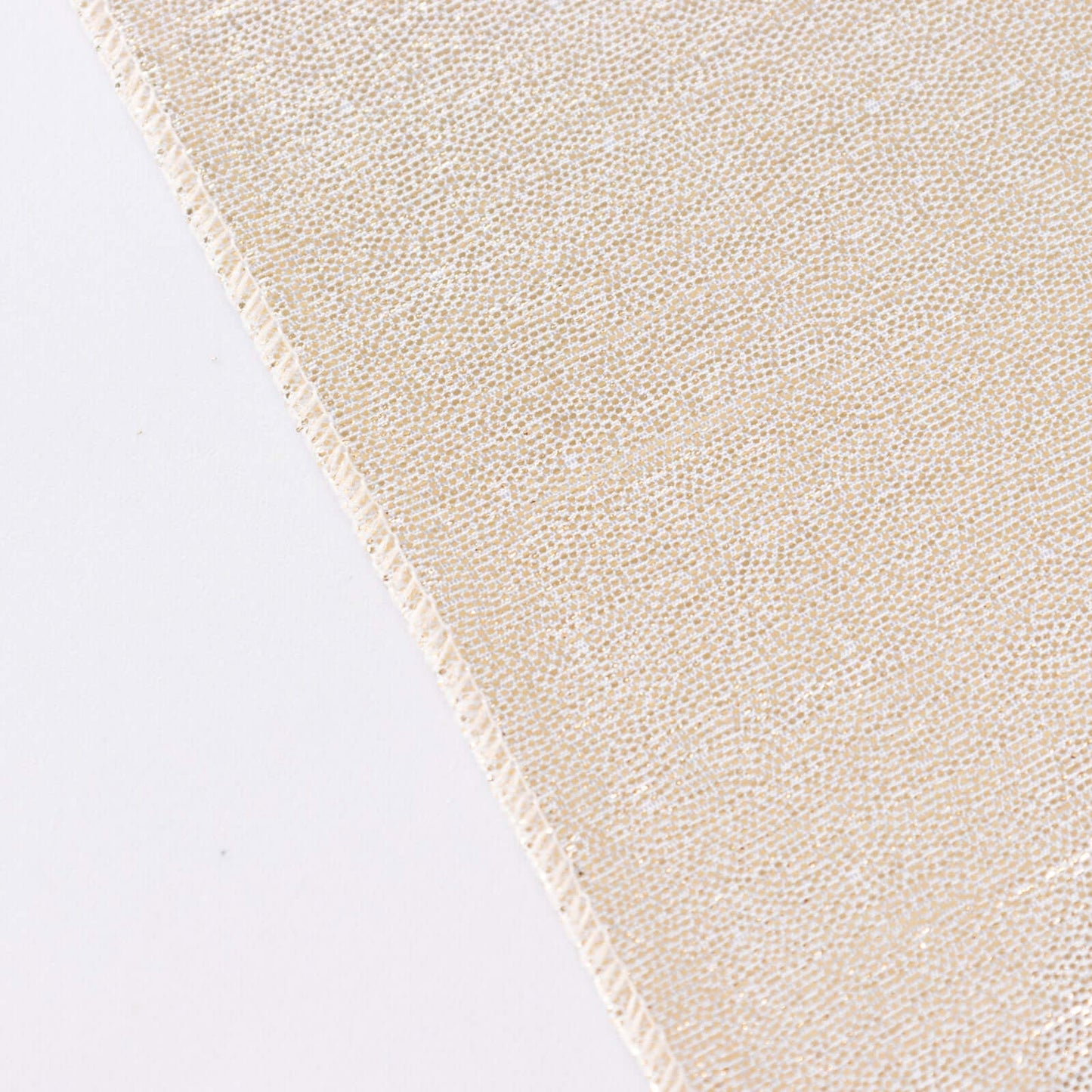 Sequin Dots Polyester 60"x126" Rectangle Tablecloth Shimmering Beige - Wrinkle Free & Sparkling Table Cover
