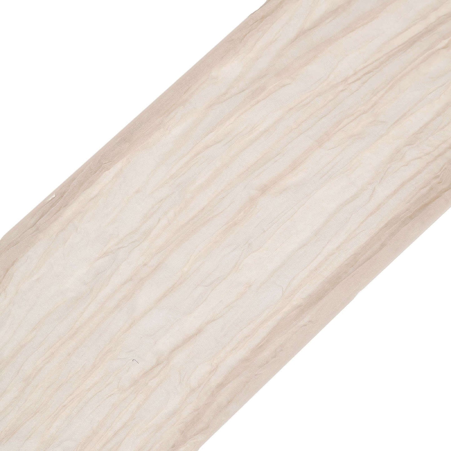 5 Pack Cheesecloth Gauze 16"x88" Chair Sashes Nude Beige - Boho Chair Decorations