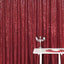 8ftx8ft Burgundy Sequin Event Curtain Drapes, Backdrop Event Panel