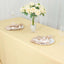 Premium Polyester 90"x156" Rectangle Tablecloth Champagne - Seamless 220GSM Stain-Resistant Table Cover