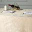 Premium Velvet 90"x156" Rectangle Tablecloth Champagne - Reusable Soft & Seamless Table Cover
