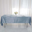 Premium Velvet 60"x102" Rectangle Tablecloth Dusty Blue - Reusable & Soft Table Cover