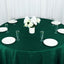 Taffeta 132" Round Tablecloth Hunter Emerald Green - Seamless Accordion Crinkle Table Cover