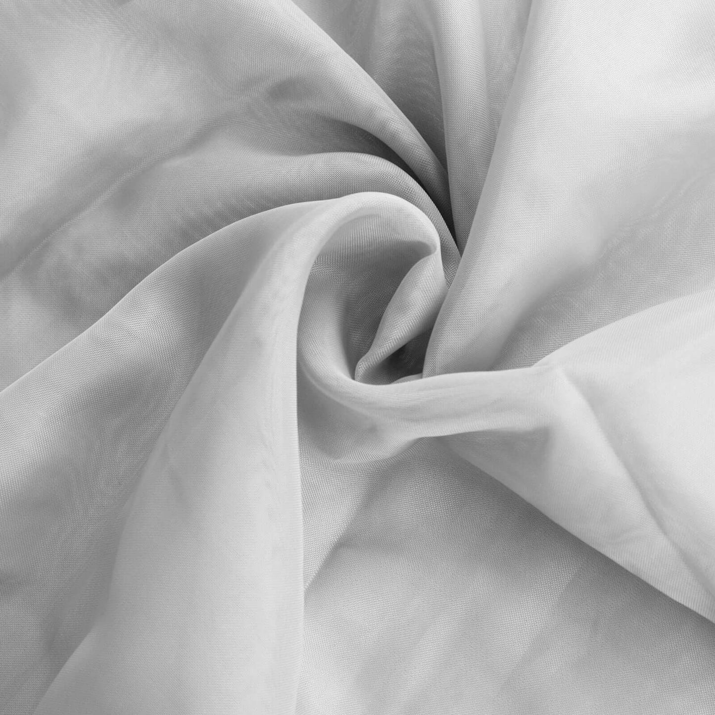 Chiffon Chair Sash with Curly Design Silver - Stylish Chair Decorations