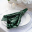 Sequin 20"x20" Napkin Hunter Emerald Green - Shimmering Dinner Napkin