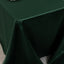Lamour Satin 90"x156" Rectangle Tablecloth Hunter Emerald Green - Luxurious, Soft Seamless Table Cover