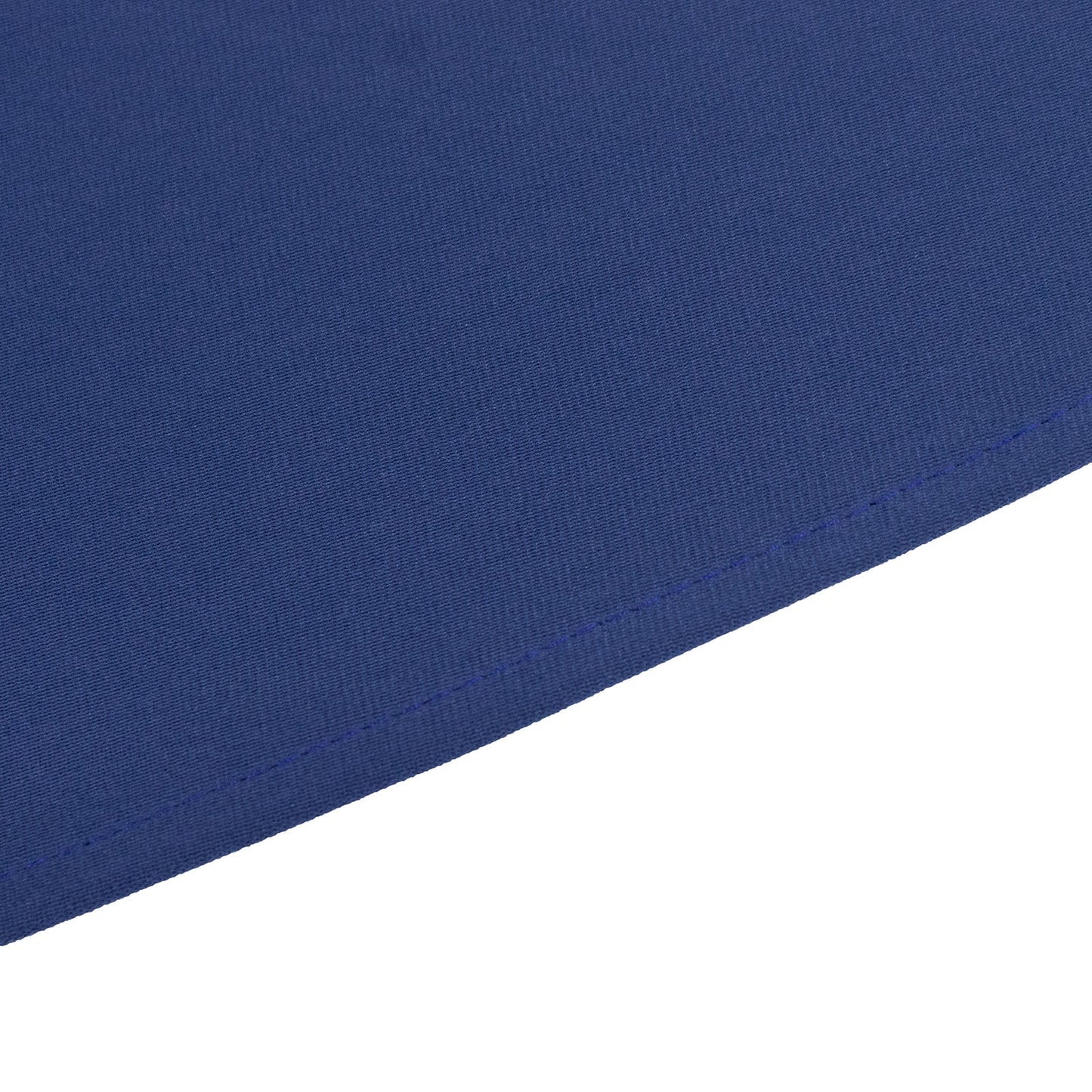 Scuba Round 108" Tablecloth Navy Blue - Wrinkle Free & Stain Resistant Table Cover