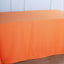 Polyester 90"x156" Rectangle Tablecloth Orange - Seamless Wrinkle-Resistant Table Cover