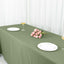 Polyester 90"x132" Rectangle Tablecloth Dusty Sage Green - Seamless Wrinkle-Resistant Table Cover