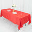 Taffeta 60"x102" Rectangle Tablecloth Red - Accordion Crinkle Table Cover