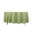 Lamour Satin 108" Round Tablecloth Sage Green - Durable & Silk-Like Table Cover