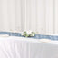 Rosette Satin 14"x108" Table Runner Dusty Blue - Grandiose Design