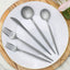 50 Pack Heavy Duty Plastic Utensil Set in Silver, Disposable Dinner and Dessert Cutlery Combo Set