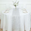 Polyester 12"x108" Table Runner Metallic Silver Disposable Non-Woven Fiber Roll - Stylish & Chic Table Decor