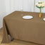 Polyester 72"x120" Rectangle Tablecloth Taupe - Durable and Stylish Table Cover