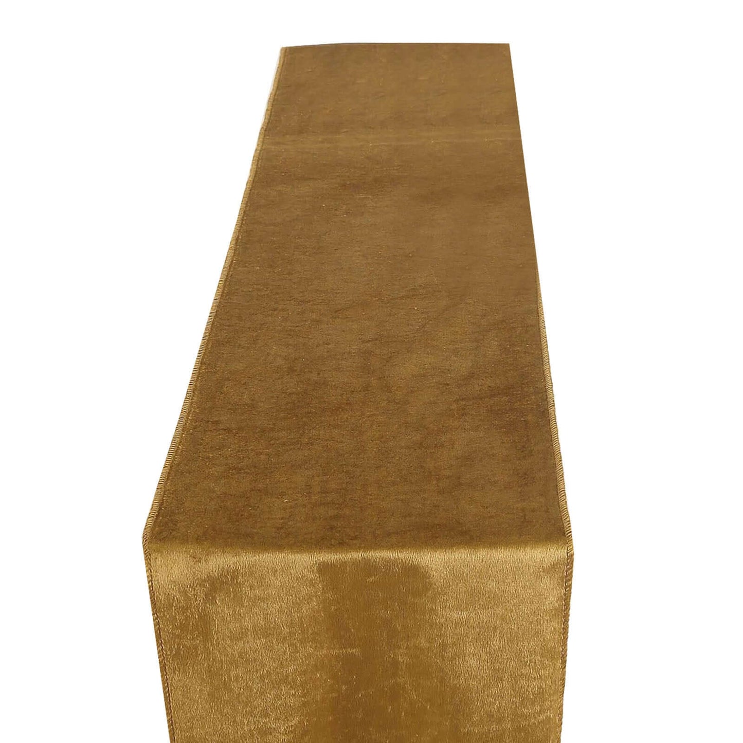 Premium Velvet 12"x108" Table Runner Gold - Sheen Finish & Reusable Table Decor for Weddings & Events