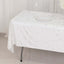 Premium Crushed Velvet 60"x102" Rectangle Tablecloth White - Reusable Soft & Classy Table Cover