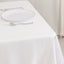 Lamour Satin 54"x54" Table Overlay Square Tablecloth White - Durable & Silk-Like Table Cover for Weddings & Parties