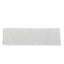 Fitted Polyester 96"x30" Rectangle Tablecloth White with Open Back Design - Easy to Maintain and Wrinkle-Resistant Table Cover for Trade Shows & Displays