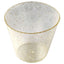 12-Pack Plastic Party Glasses Gold Glittered - Sparkly Disposable Cups for Events 9oz
