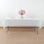 Plastic Table Cover Roll White with Slide Cutter - Customizable Disposable Tablecloth Roll 54"x300ft