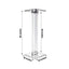 Acrylic Wedding Aisle Display Stand Flower Pedestal with Square Bases Clear - Durable 10mm Thick Centerpiece for Events 46"