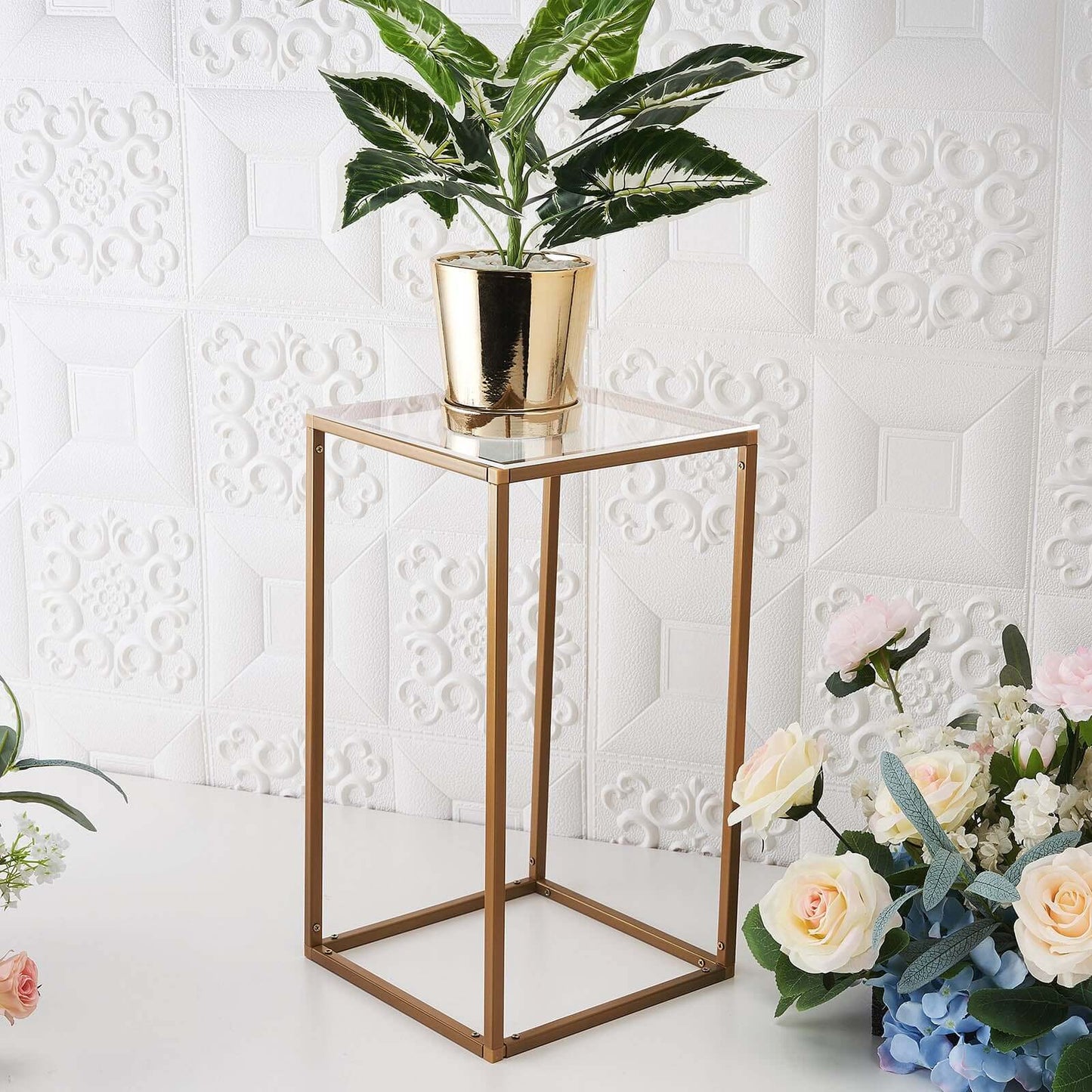 2-Pack Acrylic Plexiglass Sheets Top Plates Clear Square - Protective Film Coating 9" 3mm Thick