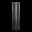 Acrylic Flower Pedestal Vase Pillar Stand with Crystal Beads Clear - Durable Wedding Floor Centerpiece for Large Displays 48"