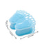 12-Pack Fillable Mini Candy Container in Baby Feet Style Light Blue - Unique Candy Treat Favor Boxes for Baby Shower 3.5"