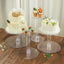 4-Tier Acrylic XL Cake Stand Set Clear - Assorted Sizes for Buffet Party Tables