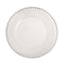 6-Pack Acrylic Round Charger Plates 13" in Clear with Silver Beaded Rim, Decorative Dinner Party Serving Plates
