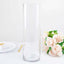6-Pack Glass Flower Vases Cylinder Design Heavy Duty Clear - Stylish Centerpieces for Weddings 14"
